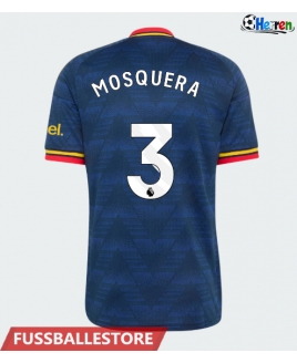 Günstige Arsenal Cristhian Mosquera #3 Auswärtstrikot 2026-27 Kurzarm